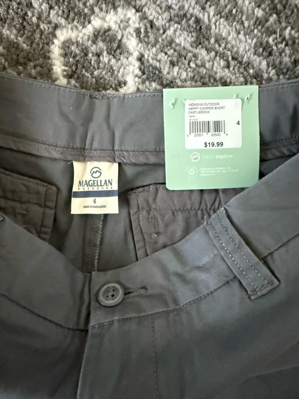 Magellan Outdoors Gray Casual Shorts NWT - Picture 3 of 3